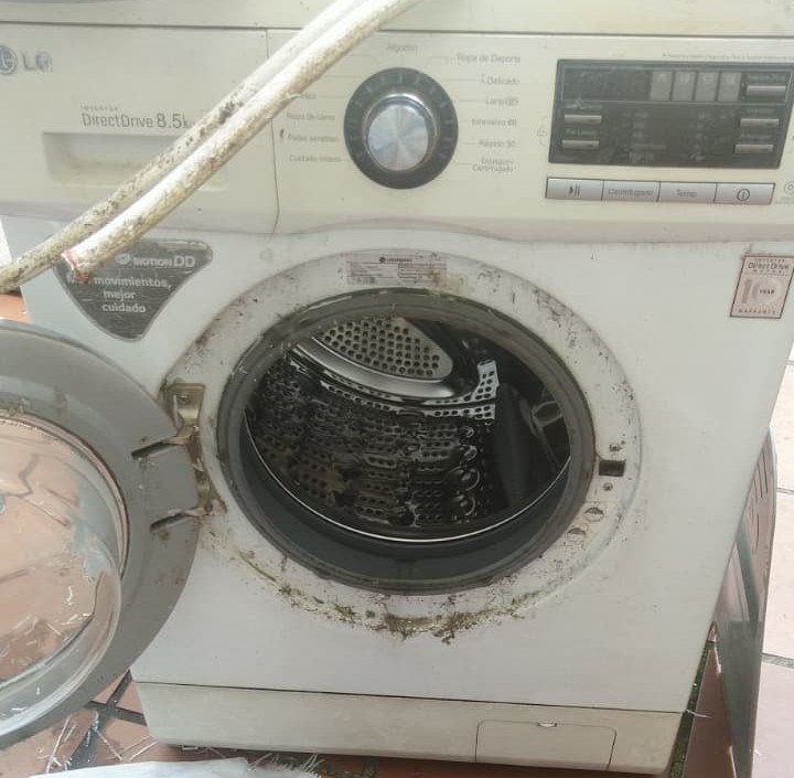 lavarropas sucio